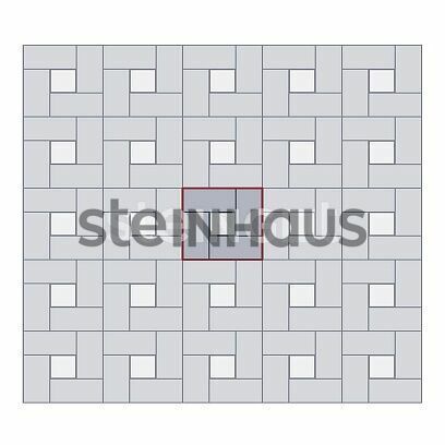Тротуарная плитка Steingot Квадрат Коричневый 400х400х80 мм